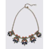 ms collection floral multi colour necklace