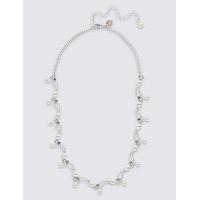 M&S Collection Pearl Effect Curved Sticks Collar Necklace