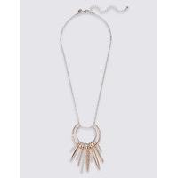 M&S Collection Multi Stick Pendant Necklace