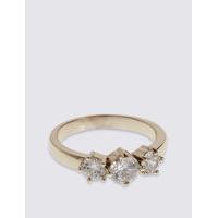 M&S Collection Gold Plated Sparkle Ring