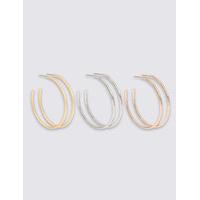 M&S Collection Multi Hoop Earrings Set
