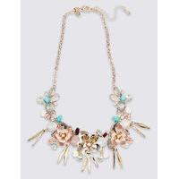 ms collection multi floral collar necklace