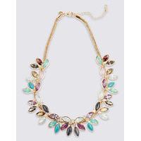 M&S Collection Multi Leaf Collar Necklace