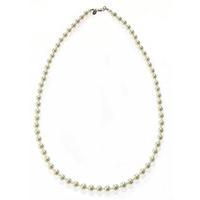 ms collection pearl effect classic mid collar necklace