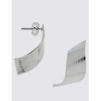 ms collection curved hoop earrings