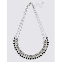 M&S Collection Glamour Rows Necklace