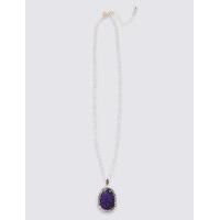 M&S Collection Sparkle Stone Pendant Necklace