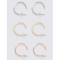 M&S Collection Mini Hoop Earring Set