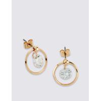 M&S Collection Gold Plated Bling Float Earrings