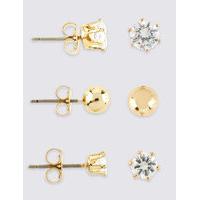 M&S Collection Gold Plated Earrings Set