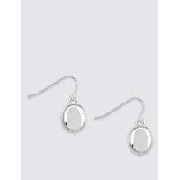 ms collection silver plated drop earrings
