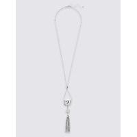 M&S Collection Circle Ball Tassel Necklace