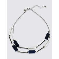 M&S Collection Assorted Bead Curve Shaped Necklace