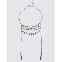 M&S Collection Delicate Layered Tassel Necklace