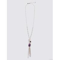 M&S Collection Beaded Sparkle Tassel Necklaces