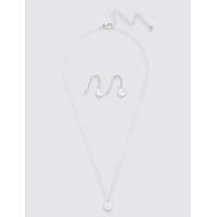 M&S Collection Floating Necklace & Stud Set