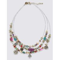 M&S Collection Multi Row Necklace