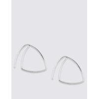 ms collection refined triangle drop earrings