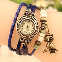 Ms. Retro Fashion Casual Student Multicolor Owl Dark Buckle Bracelet Watch Cool Watches Unique Watches