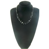 M&S Marks & Spencer - Black Beaded Necklace