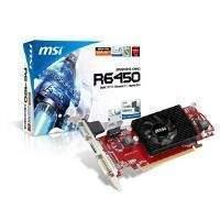 msi r6450 md2gd3lp graphics card ati radeon hd 6450 2gb dvi hdmi vga