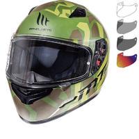 MT Mugello Leopard Motorcycle Helmet &amp; Visor