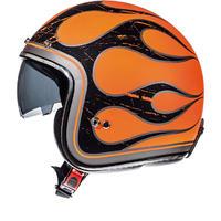 MT Le Mans SV Flaming Open Face Motorcycle Helmet