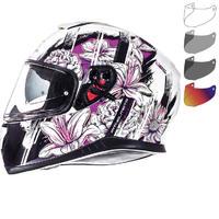 MT Thunder 3 SV Wild Garden Motorcycle Helmet & Visor