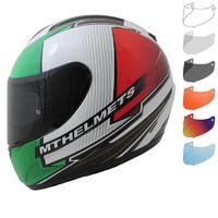 MT Thunder Tifosi Motorcycle Helmet & Visor