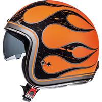 MT Le Mans SV Flaming Open Face Motorcycle Helmet