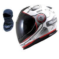 MT Thunder Lightning Stratosphere Motorcycle Helmet (Free Balaclava)