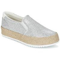 mtng maren womens slip ons shoes in silver