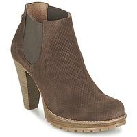 mtng yarna womens low ankle boots in brown