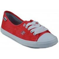 mtng mustang canvas womens shoes trainers in red