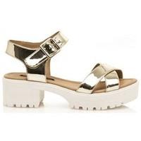 mtng sandalias womens sandals in gold