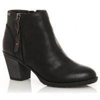 mtng botin womens low ankle boots in black