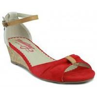 mtng mustang lonta womens sandals in red