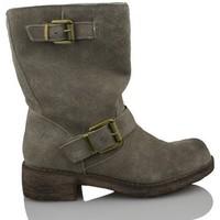mtng mrs bj booty mustang womens mid boots in grey