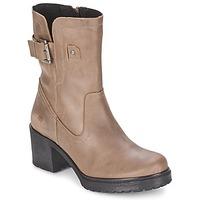 mtng 93576 vagabundo taupe womens low ankle boots in brown