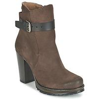 mtng germina womens low ankle boots in brown