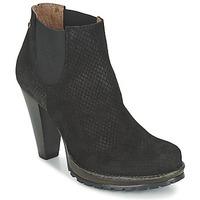 mtng yarna womens low ankle boots in black