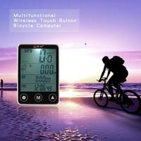 multifunctional wireless touch button lcd bicycle computer odometer sp ...