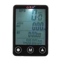 Multifunctional Touch Button LCD Bicycle Computer Odometer Speedometer