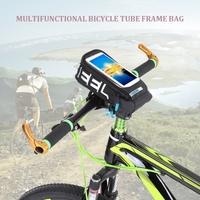 Multifunctional Bicycle Tube Frame Cycling Pannier Bike Bag Touchscreen Phone Holder Bag