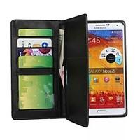 Multi-function Wallet Style Solid Color PU Leather Full Body Protection Cover with Card Slot for Samsung Galaxy Note 3
