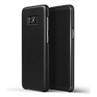 mujjo smartphone covers leather case galaxy s8 black