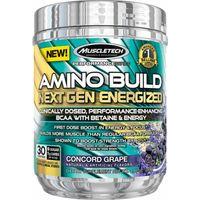 MuscleTech Amino Build Next Gen 30 Servings - Energized w/ Caffeine Concord Grape