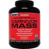 musclemeds carnivor mass 14 servings chocolate fudge