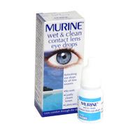 murine refresh clean contact lens eye drops 15ml