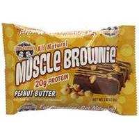 Muscle Brownies 12x80g Peanut Butter